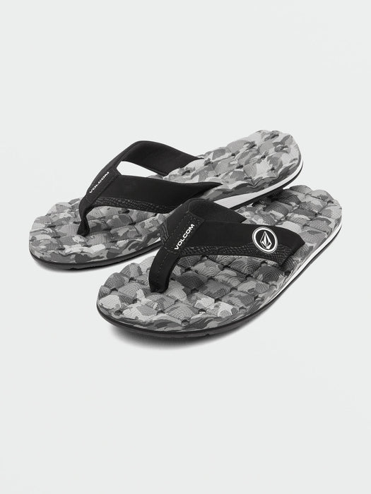 【OUTLET】VOLCOM Recliner Sandals - Grey Combo