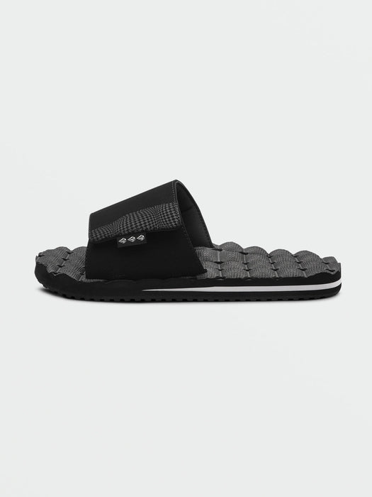 【OUTLET】VOLCOM Recliner Slides - Black White