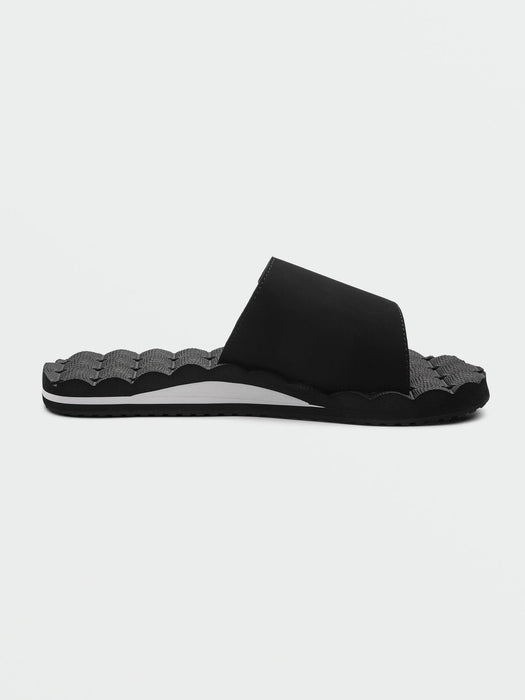 【OUTLET】VOLCOM Recliner Slides - Black White
