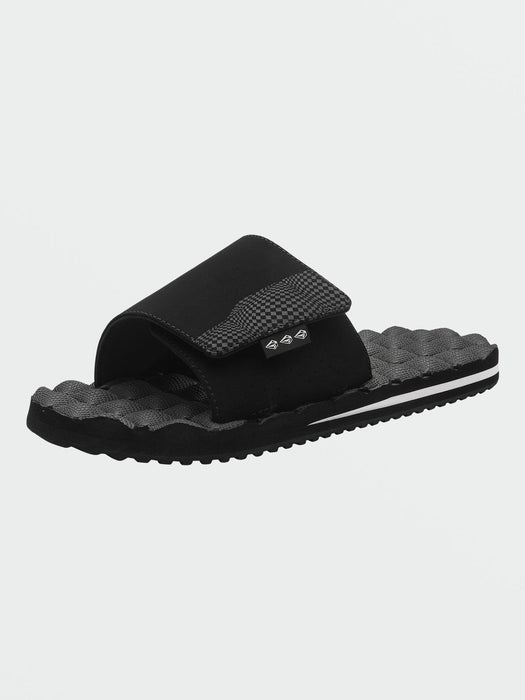 【OUTLET】VOLCOM Recliner Slides - Black White