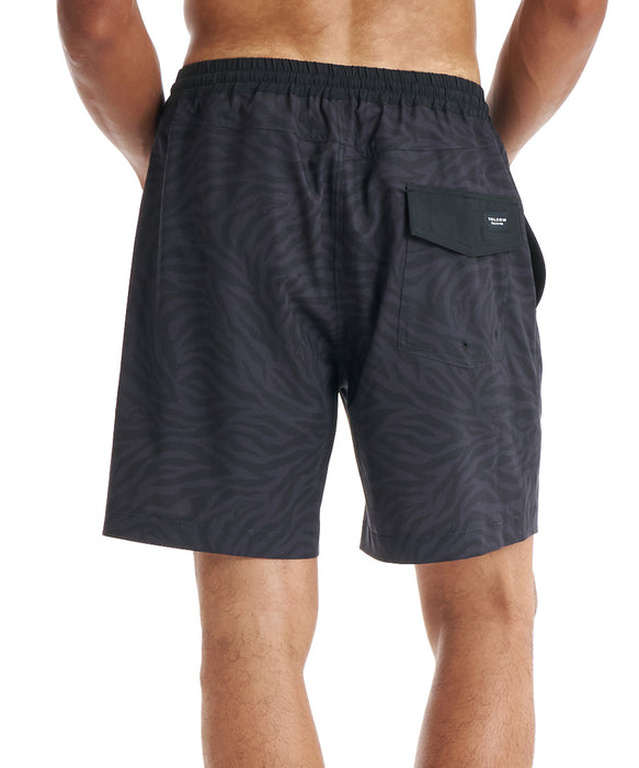 VOLCOM メンズ LOGO PRINT JAM TRUNKS 17 ボードショーツ 【2026年春夏