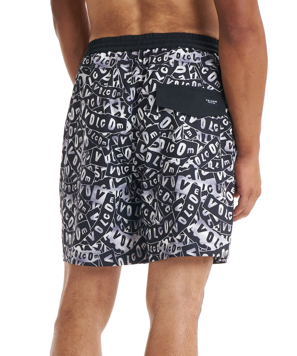 VOLCOM メンズ LOGO PRINT JAM TRUNKS 17 ボードショーツ 【2026年春夏