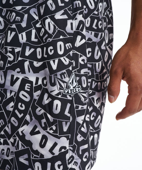 VOLCOM メンズ LOGO PRINT JAM TRUNKS 17 ボードショーツ 【2026年春夏