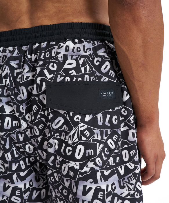 VOLCOM メンズ LOGO PRINT JAM TRUNKS 17 ボードショーツ 【2026年春夏