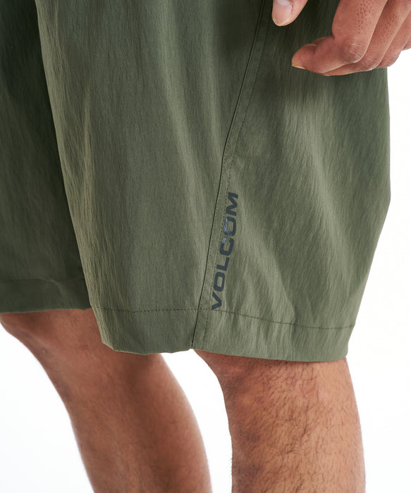 VOLCOM メンズ PRINT PATCH JAM TRUN ボードショーツ 【2026年春夏モデル】 OLV / XL