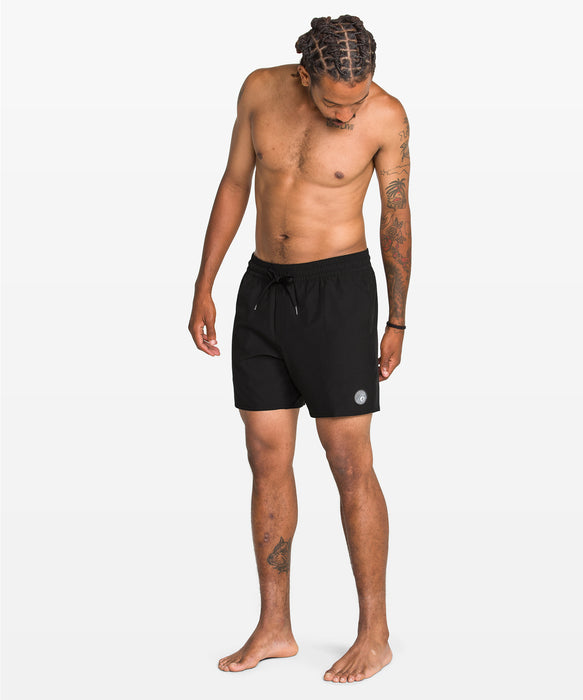 VOLCOM メンズ LIDO SOLID TRUNK 16 ボードショーツ 【2026年夏モデル】 BLK / XL