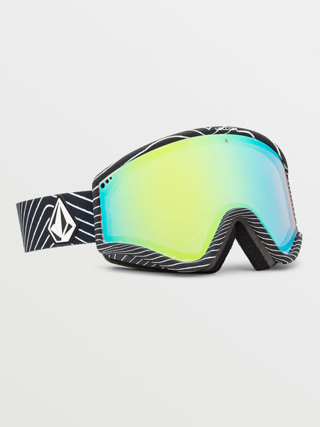 OUTLET】VOLCOM Yae - Op Art + Gold Chrome + Buckle