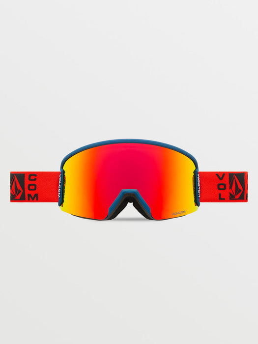 ★VOLCOM スノーボードゴーグル[Garden 2-Crimson] 新品★ OUTLET】VOLCOM Garden 2 - Crimson + Red Chrome + Buckle