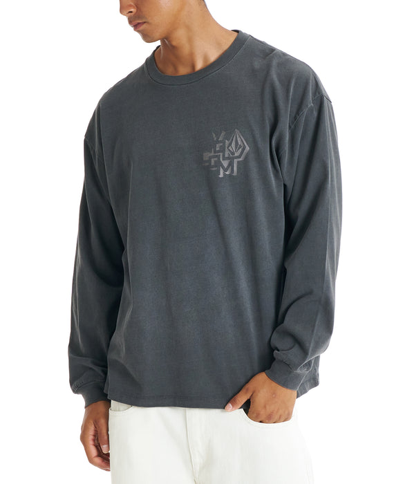 VOLCOM メンズ BACK GRAPHIC LS TEE ロンT 【2026年春夏モデル】 BLK / XL