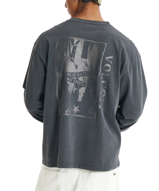 VOLCOM メンズ BACK GRAPHIC LS TEE ロンT 【2026年春夏モデル】 BLK / XL