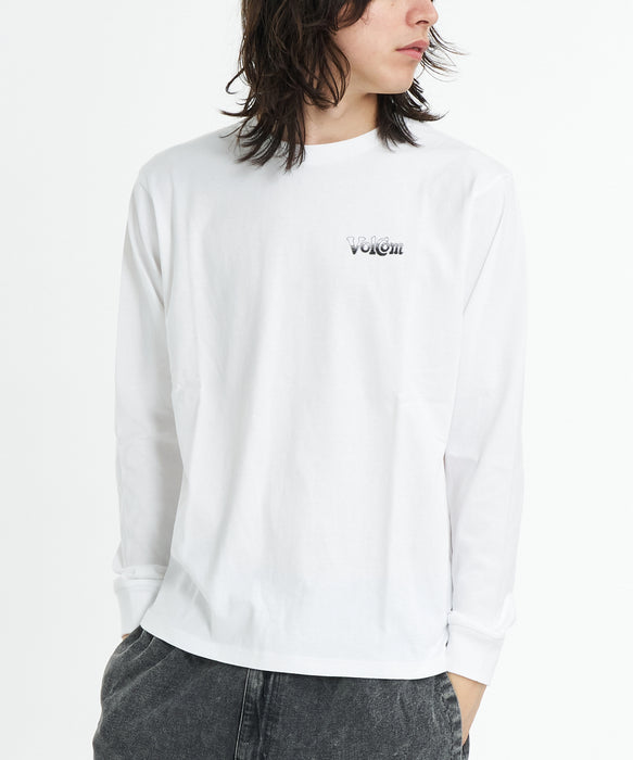 VOLCOM メンズ V x KS 2025 LS TEE 1 ロンT 【2026年春夏モデル】 WHT / XXL