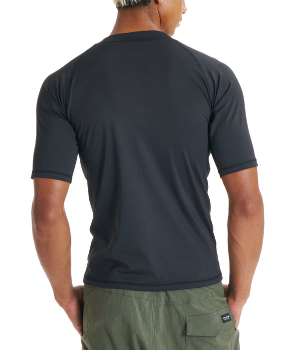 VOLCOM メンズ STONE LOGO SS RASH ラッシュガード 【2026年春夏モデル】 BLK / XL