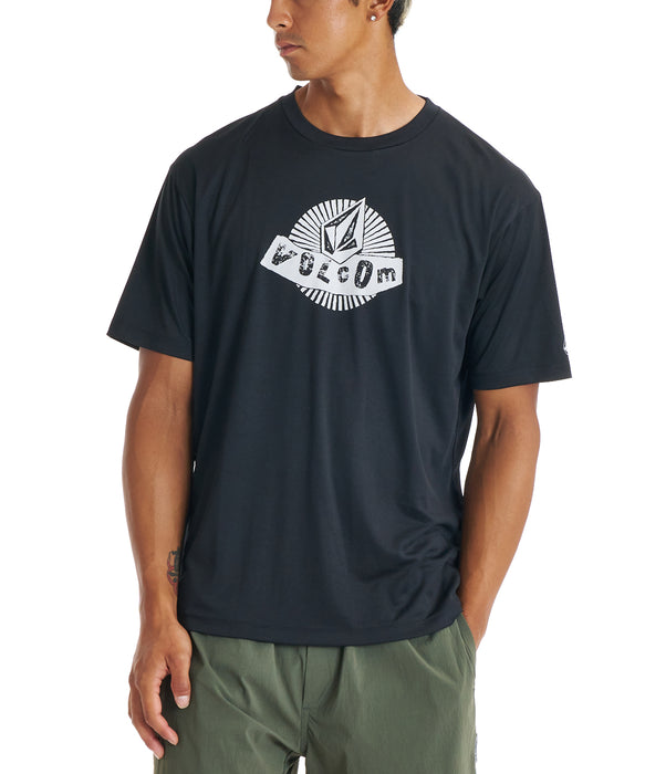 VOLCOM メンズ PISTOL STONE  SURF S サーフTシャツ 【2026年春夏モデル】 BLK / XL