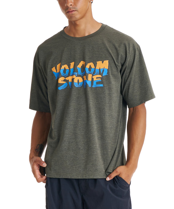 VOLCOM メンズ BURNING SURF SS TEE サーフTシャツ 【2026年春夏モデル】 OLV / XL