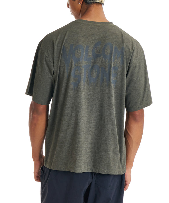 VOLCOM メンズ BURNING SURF SS TEE サーフTシャツ 【2026年春夏モデル】 OLV / XL