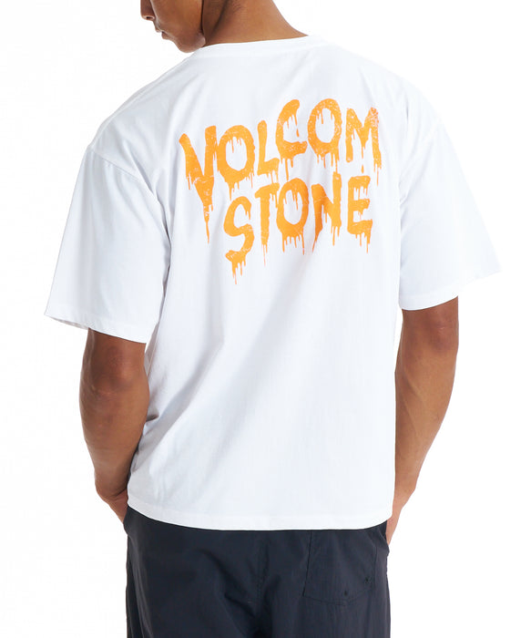 VOLCOM メンズ BURNING SURF SS TEE サーフTシャツ 【2026年春夏モデル】 WHT / XL