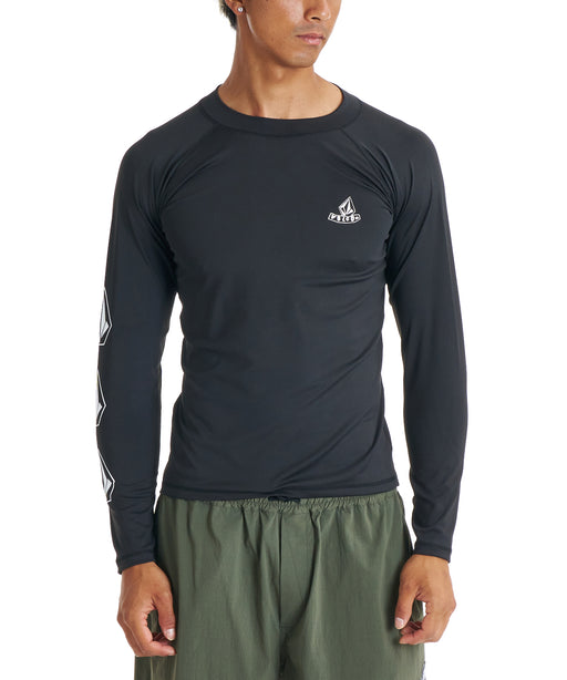 VOLCOM メンズ PISTOL STONE  LS RAS 長袖ラッシュガード 【2026年春夏モデル】 BLK / XL