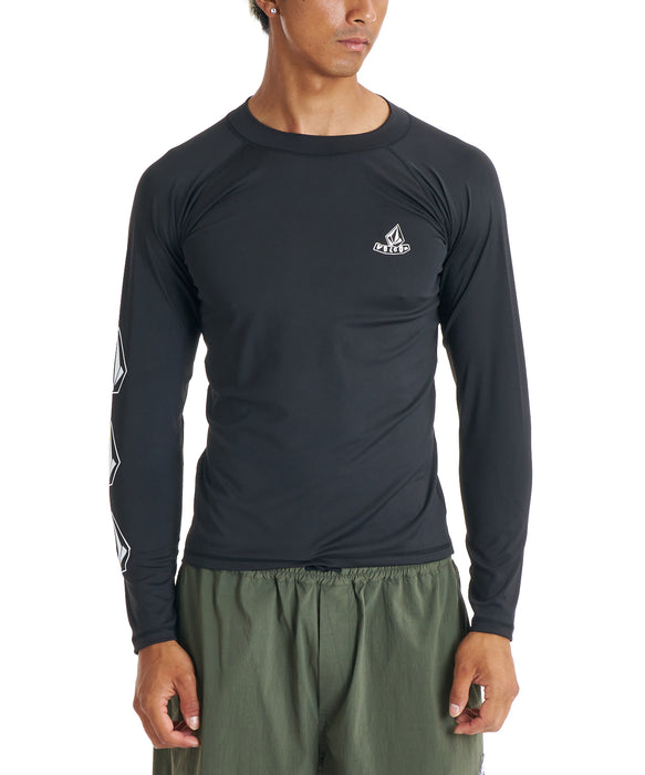 VOLCOM メンズ PISTOL STONE  LS RAS 長袖ラッシュガード 【2026年春夏モデル】 BLK / XL