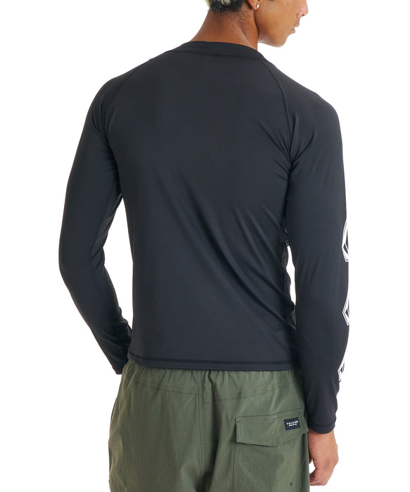 VOLCOM メンズ PISTOL STONE  LS RAS 長袖ラッシュガード 【2026年春夏モデル】 BLK / XL