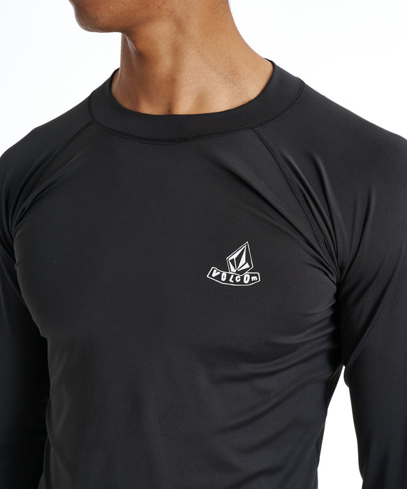 VOLCOM メンズ PISTOL STONE  LS RAS 長袖ラッシュガード 【2026年春夏モデル】 BLK / XL