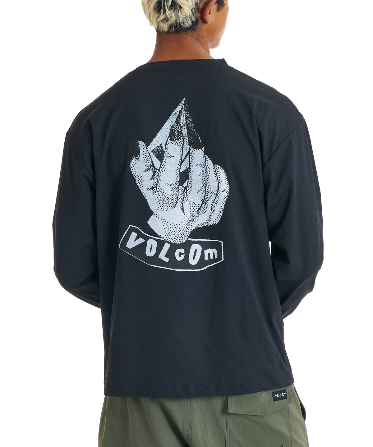 VOLCOM メンズ GRAB THE STONE LS SURF TEE 長袖サーフTシャツ 【2026