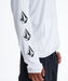 VOLCOM メンズ PISTOL STONE  RASH Z 長袖ラッシュガード 【2026年春夏モデル】 WHT / XL
