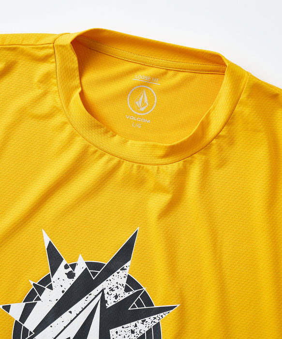 VOLCOM メンズ YOUNG PASSION SS RASH TEE サーフTシャツ 【2026年夏モデル】 YEL / L