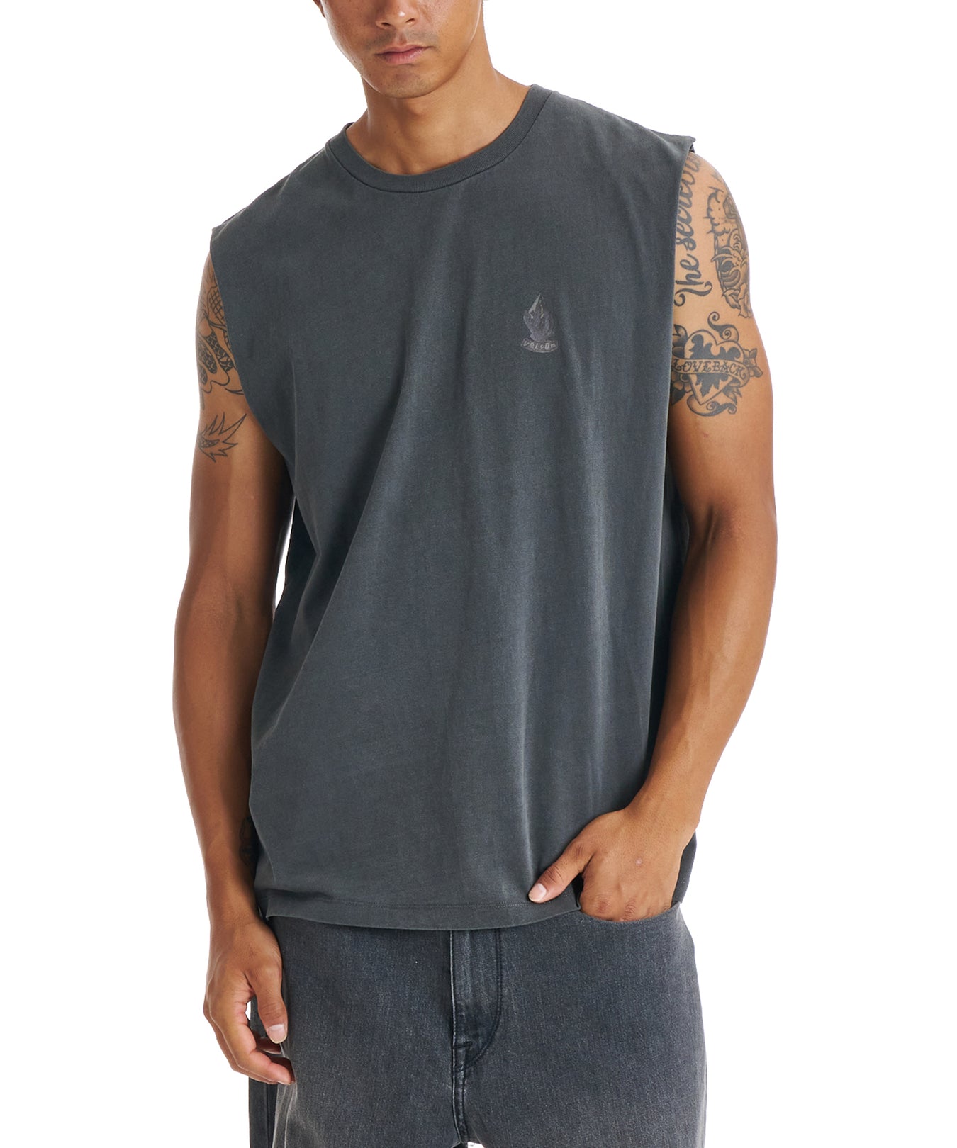 VOLCOM メンズ タンクトップ・ノースリーブ