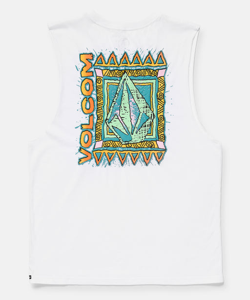 VOLCOM メンズ BODIE SLVLS タンクトップ 【2026年夏モデル】 WHT / XL