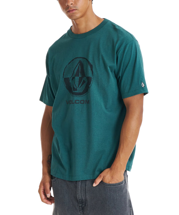 VOLCOM メンズ BIG LOGO SS TEE Tシャツ 【2026年春夏モデル】 RFG / XL