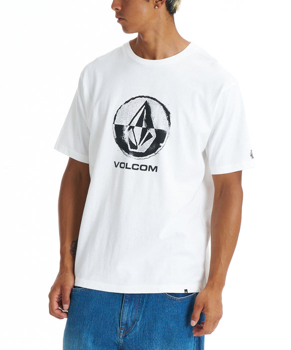 VOLCOM メンズ BIG LOGO SS TEE Tシャツ 【2026年春夏モデル】 WHT / XL