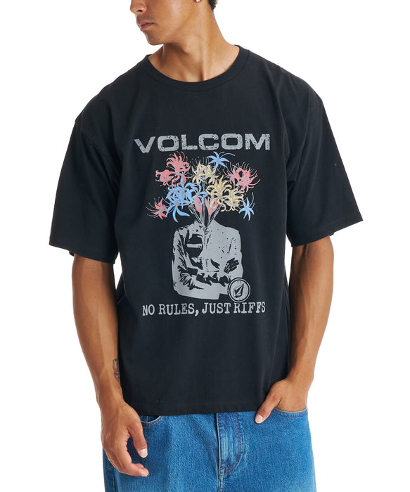VOLCOM メンズ FLOWER MEN SS TEE Tシャツ 【2026年春夏モデル】 BLK / XL