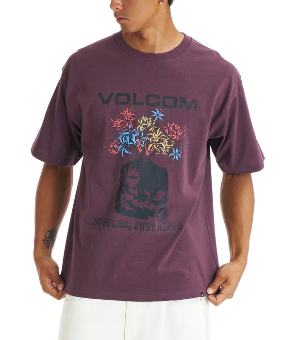 VOLCOM メンズ FLOWER MEN SS TEE Tシャツ 【2026年春夏モデル】 PSP / XL