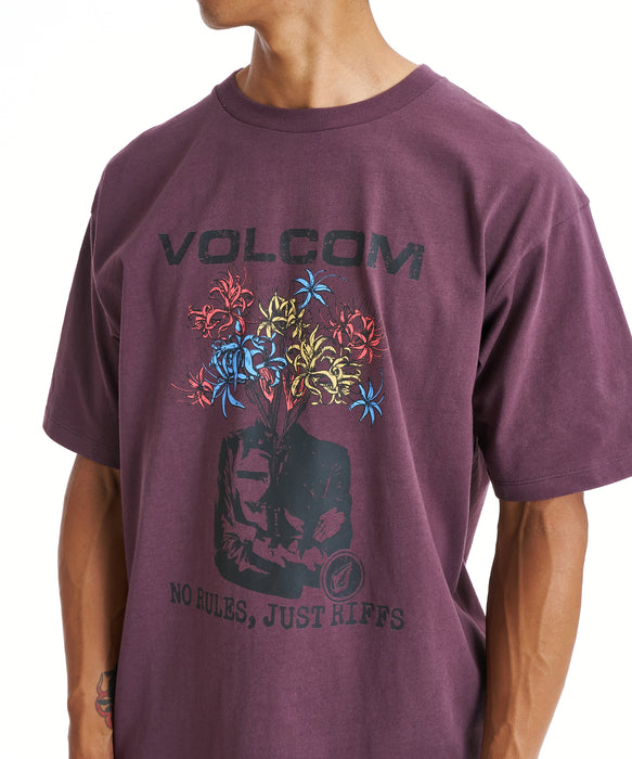 VOLCOM メンズ FLOWER MEN SS TEE Tシャツ 【2026年春夏モデル】 PSP / XL