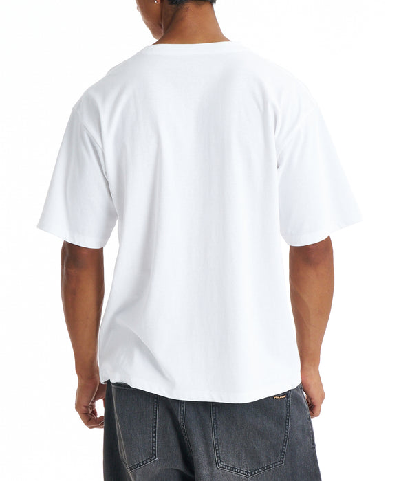 VOLCOM メンズ FLOWER MEN SS TEE Tシャツ 【2026年春夏モデル】 WHT / XL