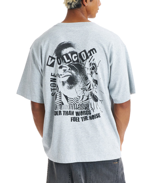 VOLCOM メンズ FUEL THE NOISE SS TE Tシャツ 【2026年春夏モデル】 LGH / XL