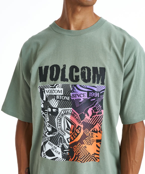 VOLCOM メンズ SINCE1991 GRAPHIC SS Tシャツ 【2026年春夏モデル】 BLV / XL