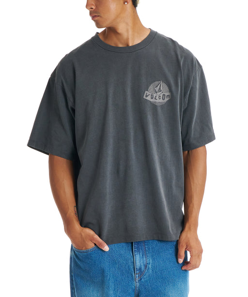 VOLCOM メンズ BREAK BEATS GRAPHIC Tシャツ 【2026年春夏モデル】 BLK / XL