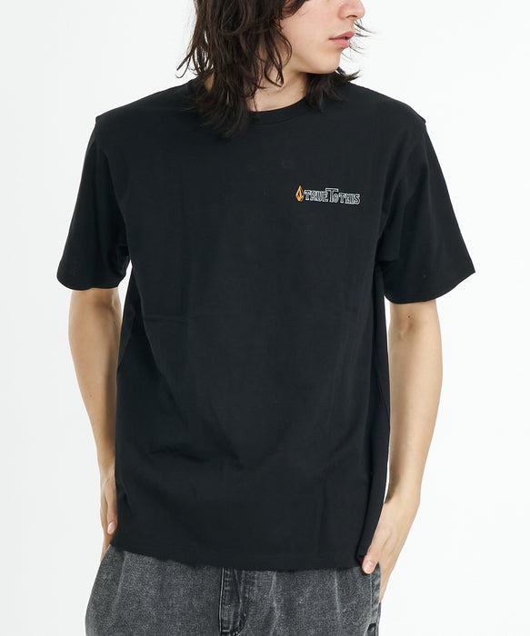 VOLCOM メンズ V x KS 2025 SS TEE 1 Tシャツ 【2026年春夏モデル】 BLK / XXL