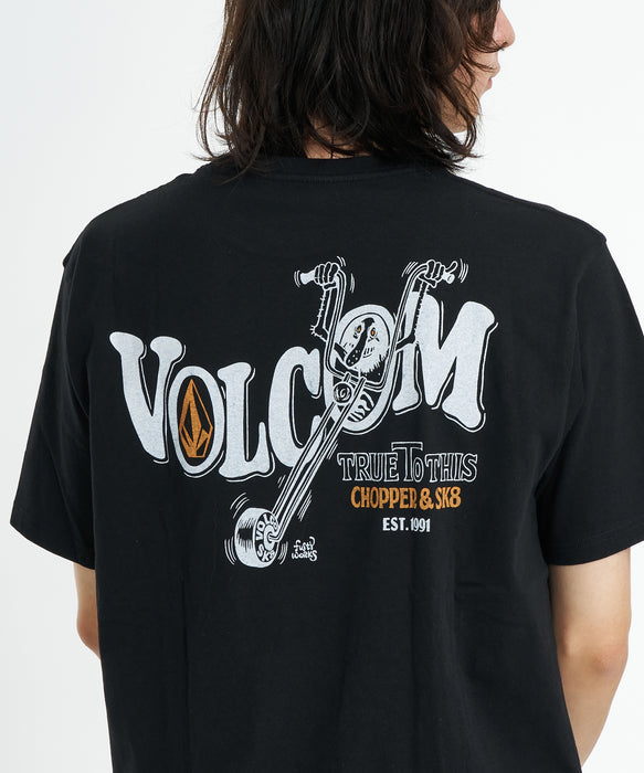 VOLCOM メンズ V x KS 2025 SS TEE 1 Tシャツ 【2026年春夏モデル】 BLK / XXL