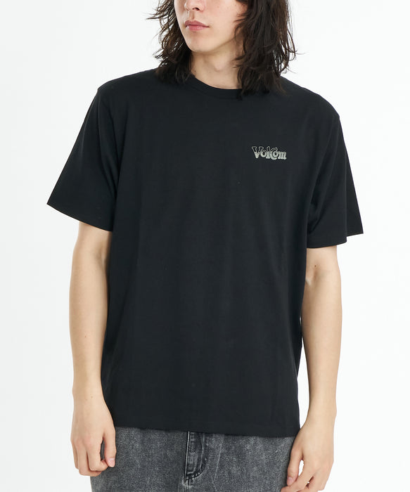 VOLCOM メンズ V x KS 2025 SS TEE 2 Tシャツ 【2026年春夏モデル】 BLK / XXL