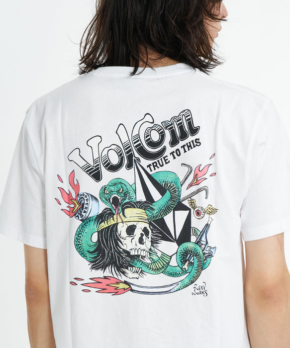 VOLCOM メンズ V x KS 2025 SS TEE 2 Tシャツ 【2026年春夏モデル】 WHT / XXL