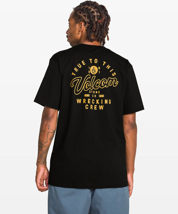 VOLCOM メンズ WRECKING S/S TEE Tシャツ 【2026年夏モデル】