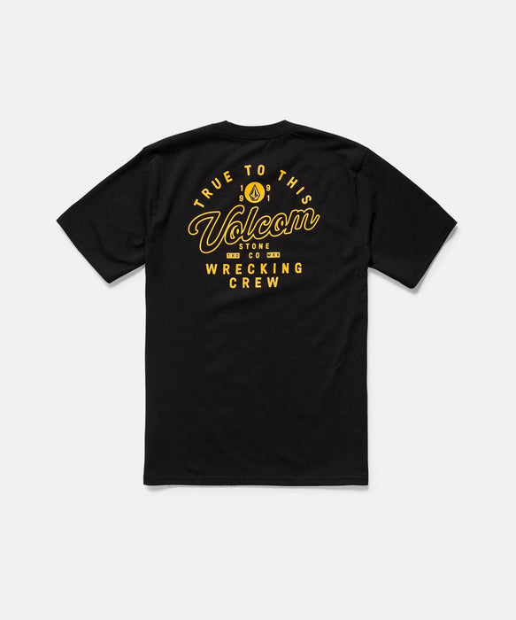VOLCOM メンズ WRECKING S/S TEE Tシャツ 【2026年夏モデル】