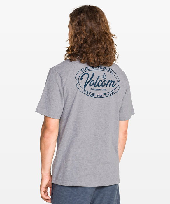 VOLCOM メンズ GARAGED SS TEE Tシャツ 【2026年夏モデル】 HGY / XL