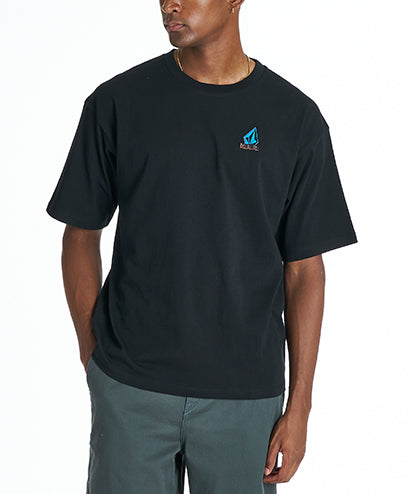 VOLCOM メンズ ROADSIDE SS TEE Tシャツ 【2026年夏モデル】 BLK / XXL