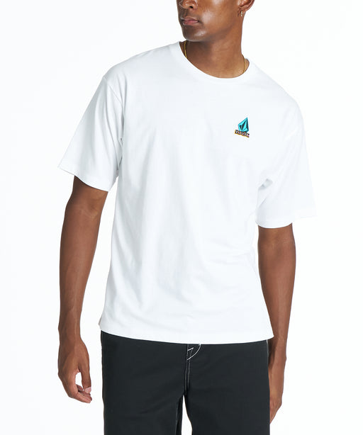 VOLCOM メンズ ROADSIDE SS TEE Tシャツ 【2026年夏モデル】 WHT / XXL