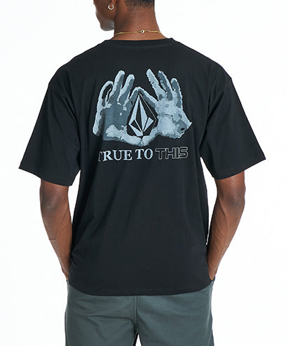 VOLCOM メンズ HAND STONE SS TEE Tシャツ 【2026年夏モデル】 BLK / XXL
