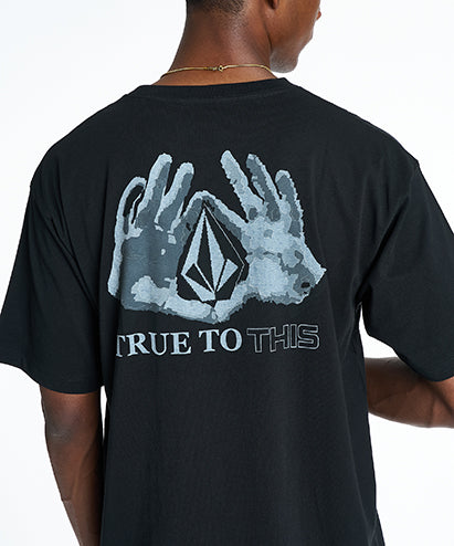 VOLCOM メンズ HAND STONE SS TEE Tシャツ 【2026年夏モデル】 BLK / XXL