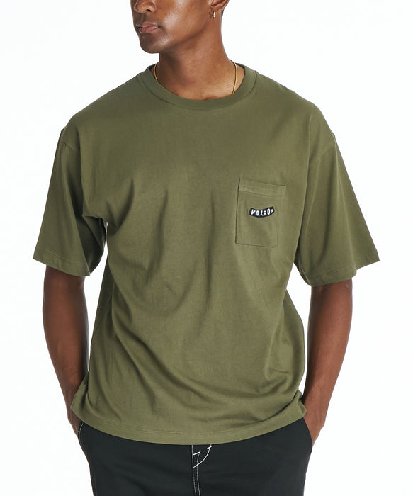 VOLCOM メンズ PISTOL POCKET SS TEE Tシャツ 【2026年夏モデル】 IVY / XXL